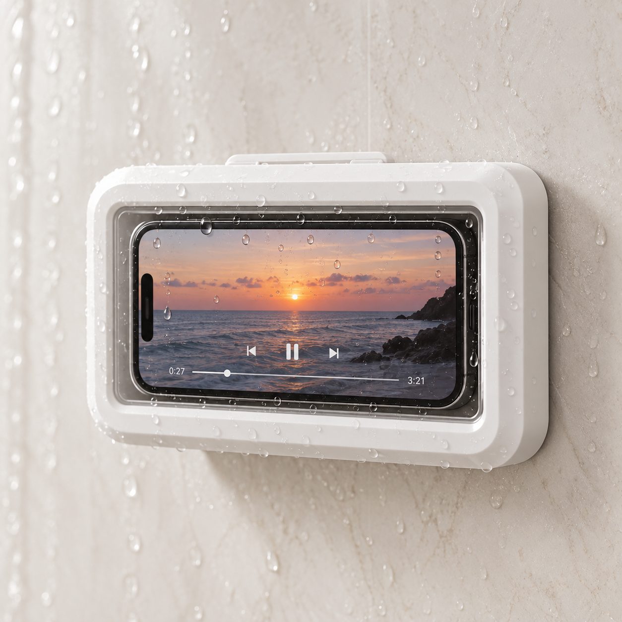 Amber Shower Phone Mount
