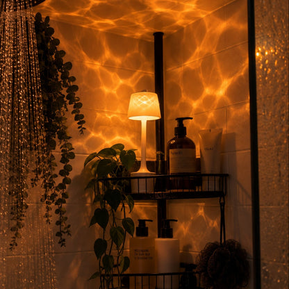 Amber Shower Lamp