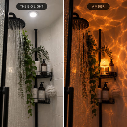Amber Shower Lamp